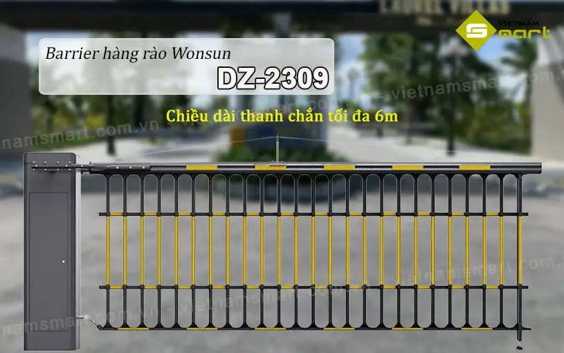 Giới thiệu về barrier tự động hàng rào Wonsun DZ-2309