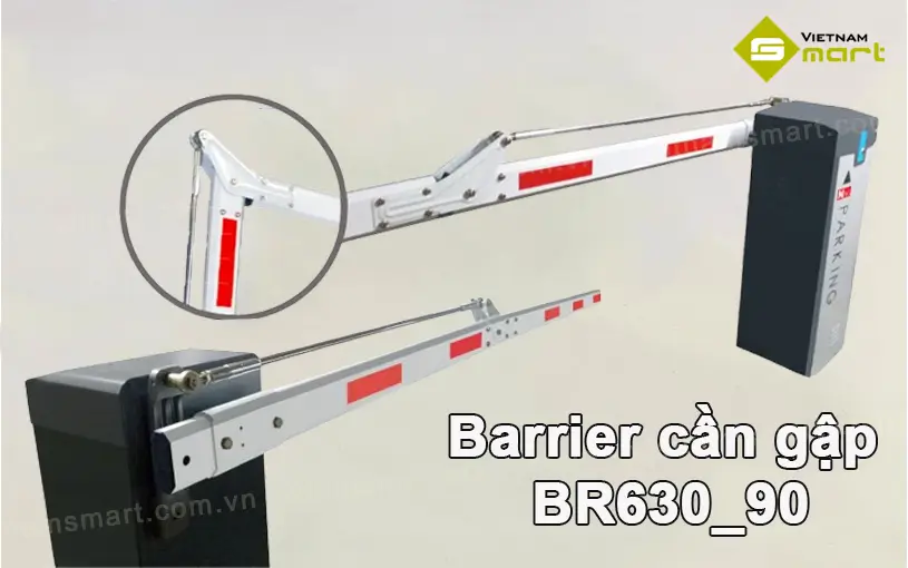 Barrier tự động cần gập BR630_90 barrier cần gập magnet BR630_90