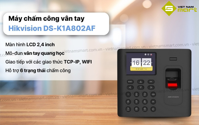 DS-K1A802AF tích hợp nhiều tính năng nổi bật
