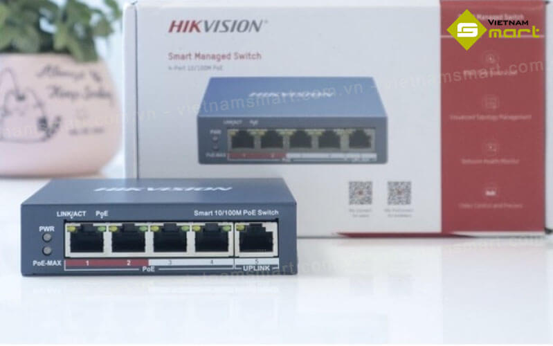 Switch mạng Hikvision DS-3E1105P-EI/M DS-3E1105P-EI/M