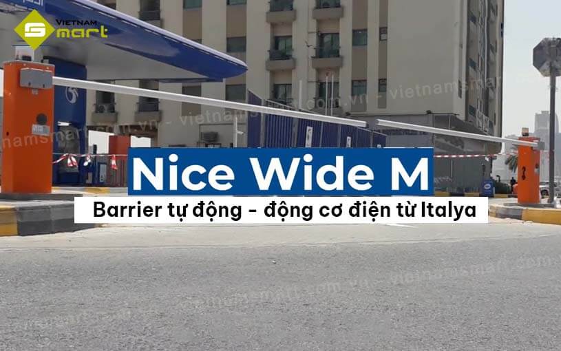 Barrier tự động Nice Wide M Giới thiệu về barrier tự động Nice Wide M