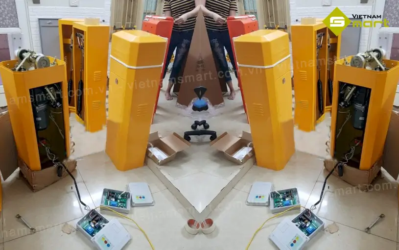 Barrier tự động Bisen BS306A Cổng barrie điện BS-306A