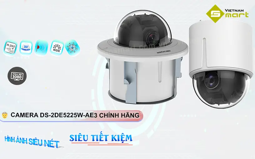 Camera IP Speed Dome Hikvison DS-2DE5225W-AE3 Tổng quan về camera IP Hikvision DS-2DE5225W-AE3