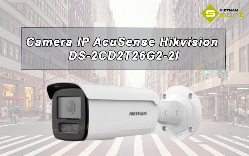 Camera IP AcuSense Hikvision DS-2CD2T26G2-2I