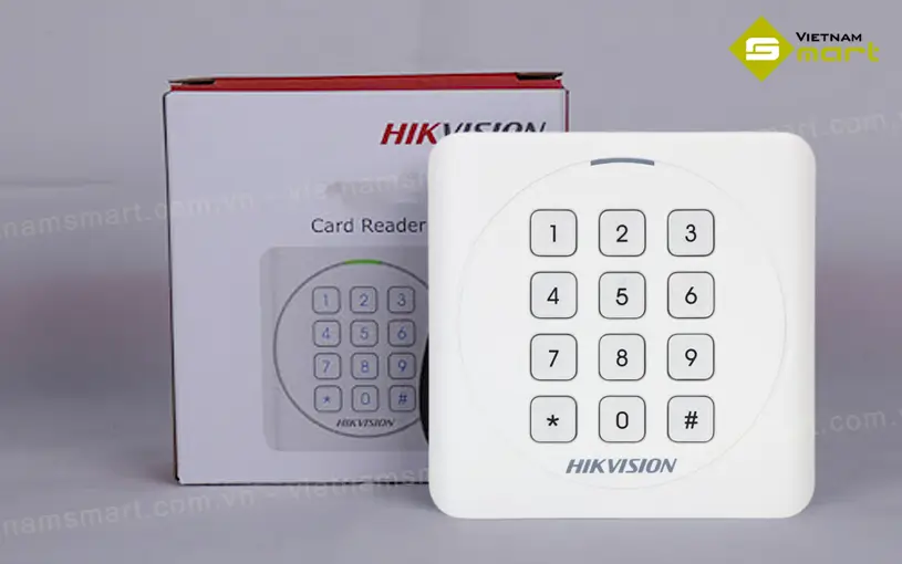 Đầu đọc thẻ EM Hikvision DS-K1801EK Đầu đọc thẻ DS-K1801EK chính hãng được bán tại VietnamSmart với giá tốt nhất