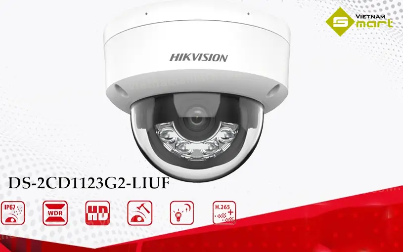 Giới thiệu về camera IP hồng ngoại Hikvision DS-2CD1123G2-LIUF