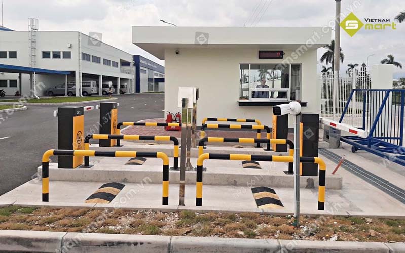 Tổng hợp các dự án lắp đặt cổng Barie chất lượng cao của VietnamSmart Lắp đạt barie tại công ty Ojitext Vĩnh Phúc (2)