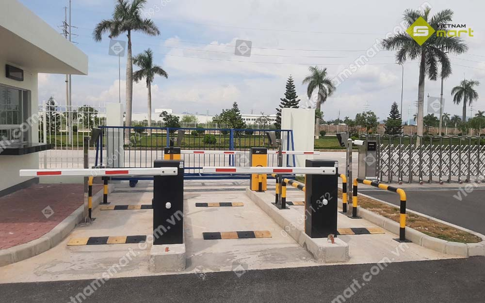 Dự án lắp đặt barie BG300 tại công ty OJITEX Vĩnh Phúc của Vietnamsmart