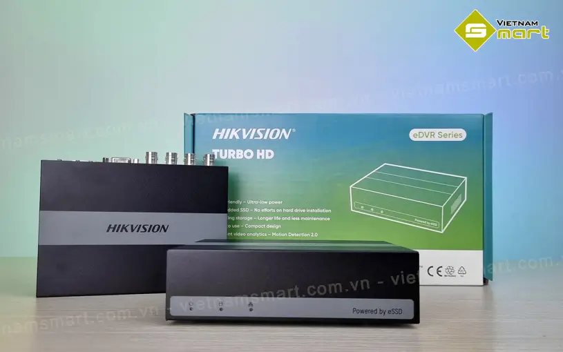 Đầu ghi hình 4 kênh tích hợp 512GB eSSD Hikvision DS-E04HQHI-B Hikvision DS-E04HQHI-B