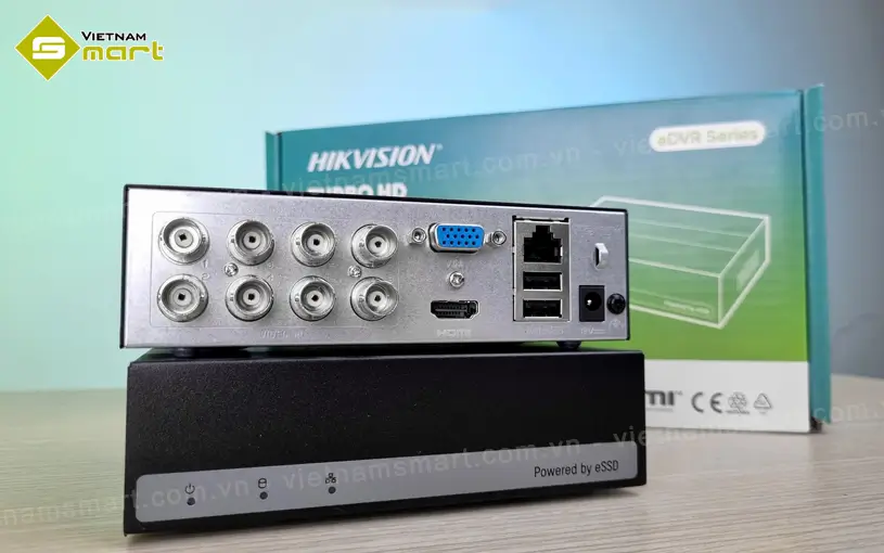 Đầu ghi hình 4 kênh tích hợp 512GB eSSD Hikvision DS-E04HQHI-B Hikvision DS-E04HQHI-B