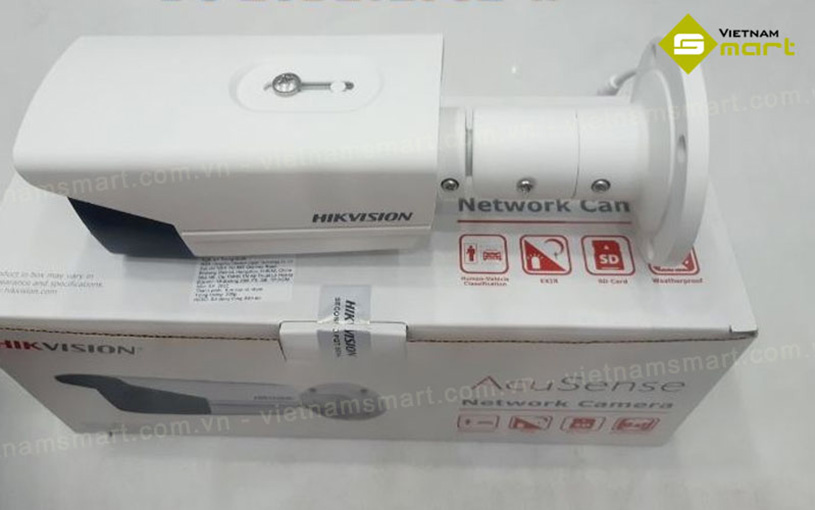 Camera IP hồng ngoại Acusense Hikvision DS-2CD2T23G2-2I Hình ảnh thực tế của camera Dome Hik DS-2CD2T23G2-2I