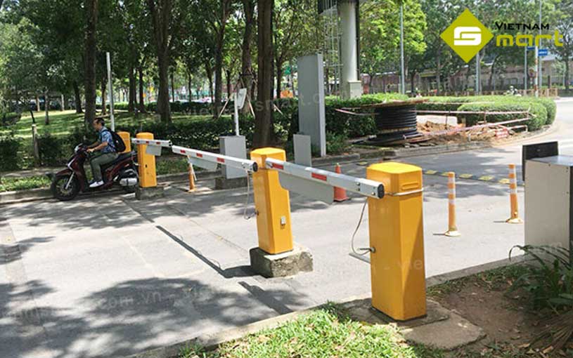 Barrier ngăn luồng xe cộ qua lại hiệu quả