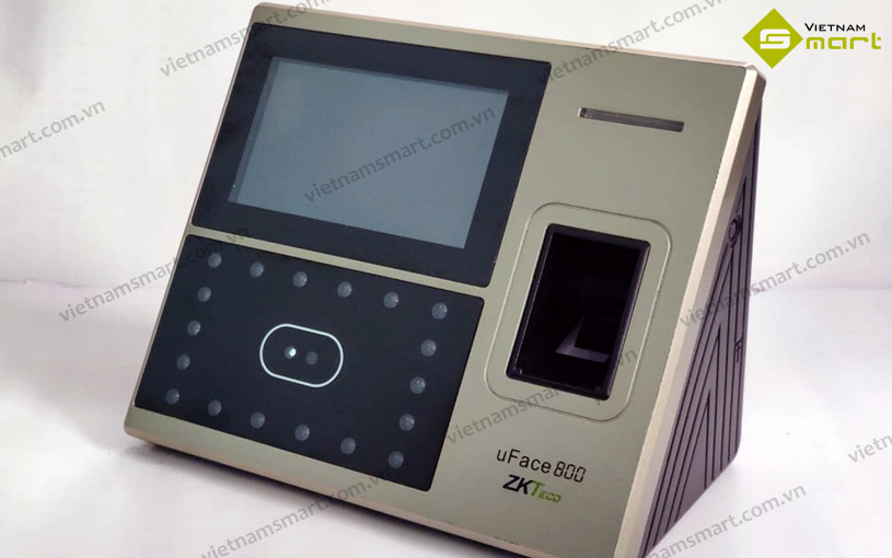 Máy chấm công khuôn mặt và vân tay ZKTeco uFACE800 ZKTeco Uface800 sở hữu màn hình LCD sắc nét