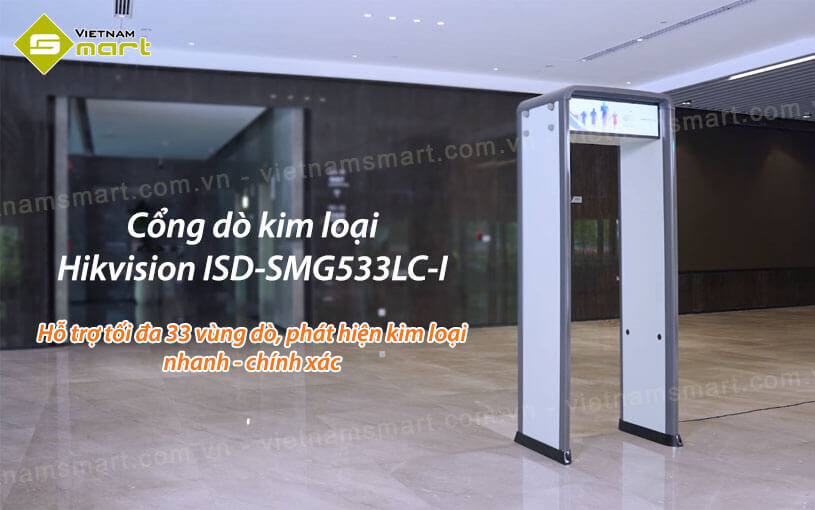 Giới thiệu về cổng dò kim loại Hikvision ISD-SMG533LC-I