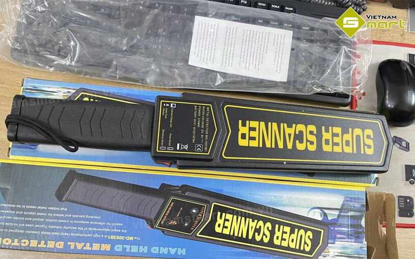 Máy dò kim loại cầm tay Super Scanner MD-3003B1 Khả năng phát hiện của máy dò kim loại cầm tay MD-3003B1 là rất tối ưu và hiệu quả