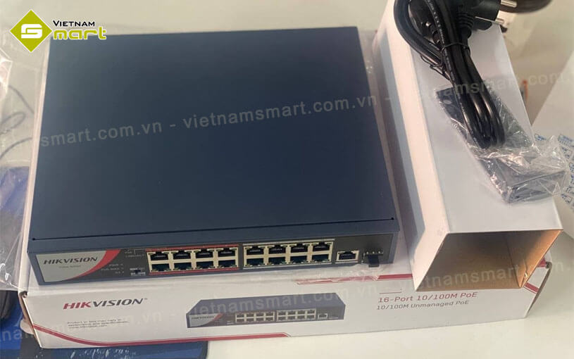 Switch mạng Hikvision DS-3E1318P-EI/M