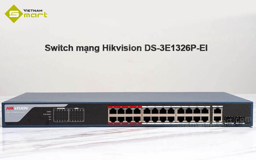 Switch mạng Hikvision DS-3E1326P-EI