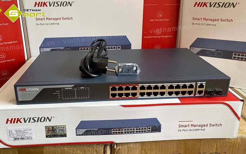 Switch mạng Hikvision DS-3E1326P-EI