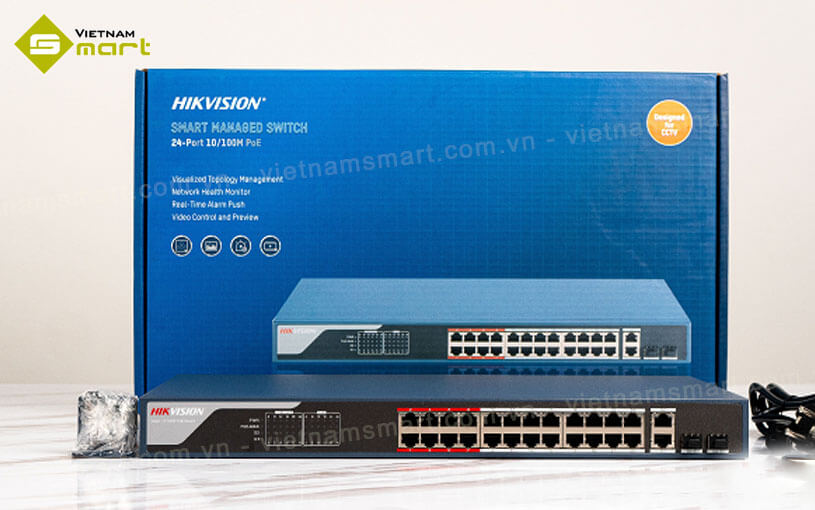 Switch mạng Hikvision DS-3E1326P-EI/M