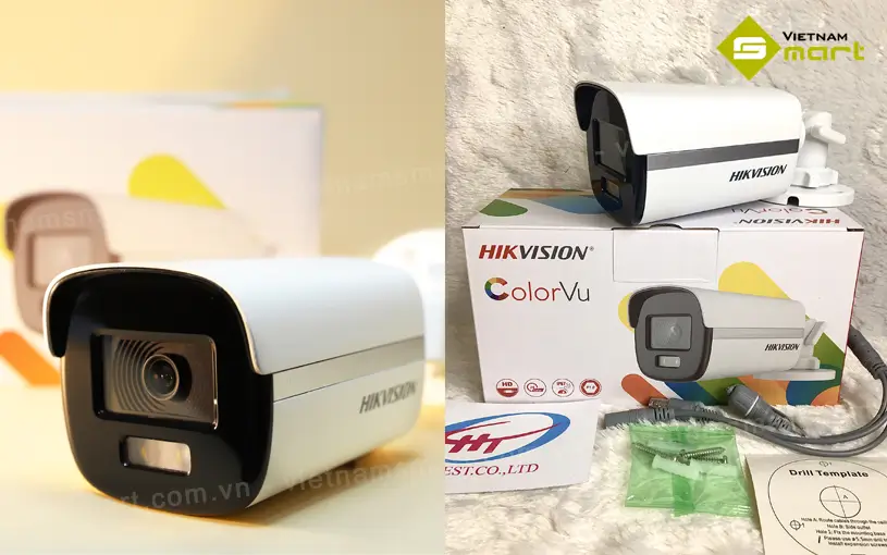 Camera HD-TVI Colorvu Hikvision DS-2CE12DF0T-F Camera HD-TVI Colorvu DS-2CE12DF0T-F