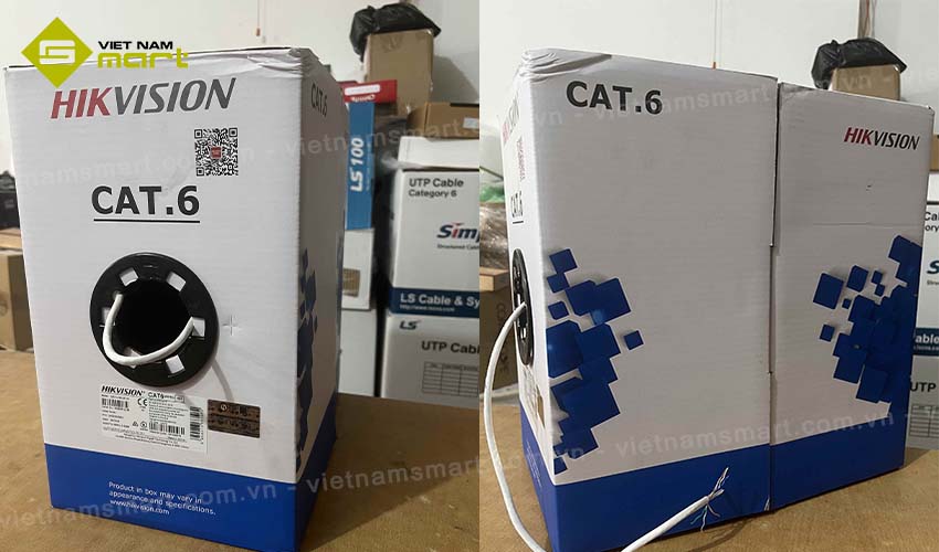 Cáp mạng chuyên dụng Hikvision DS-1LN6-UE-W Cáp mạng chuyên dụng Hikvision DS-1LN6-UE-W