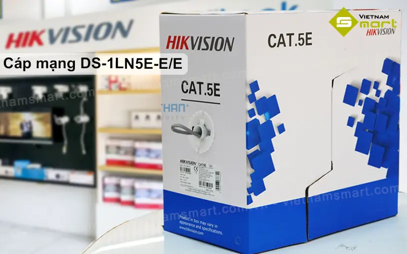 Cáp mạng chuyên dụng Hikvision DS-1LN5E-E/E Mô tả về cáp mạng chuyên dụng DS-1LN5E-E/E