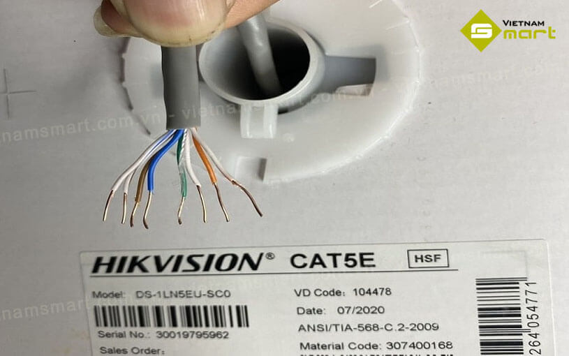 Cáp mạng chuyên dụng Hikvision DS-1LN5EU-SC0 Hikvision DS-1LN5EU-SC0