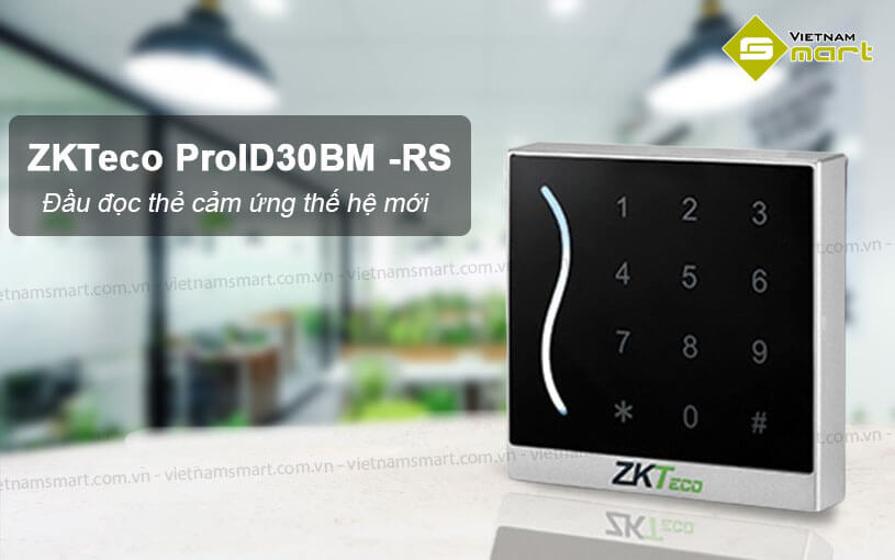 Đầu đọc thẻ cảm ứng ZKTeco ProID30BM-RS ZKTeco ProID30BM -RS