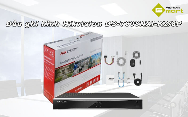 Đầu ghi hình Hikvision DS-7608NXI-K2/8P Đầu ghi hình Hikvision DS-7608NXI-K2/8P