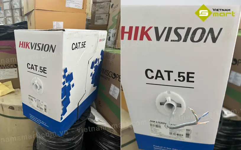 Cáp mạng chuyên dụng Hikvision DS-1LN5E-E/E Cáp mạng chuyên dụng DS-1LN5E-E-E