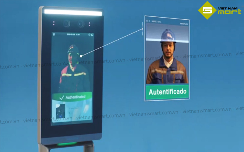Máy chấm công khuôn mặt Hikvision DS-K1T342EX DS-K1T342EX xác minh chính xác ở tốc độ nhanh chóng