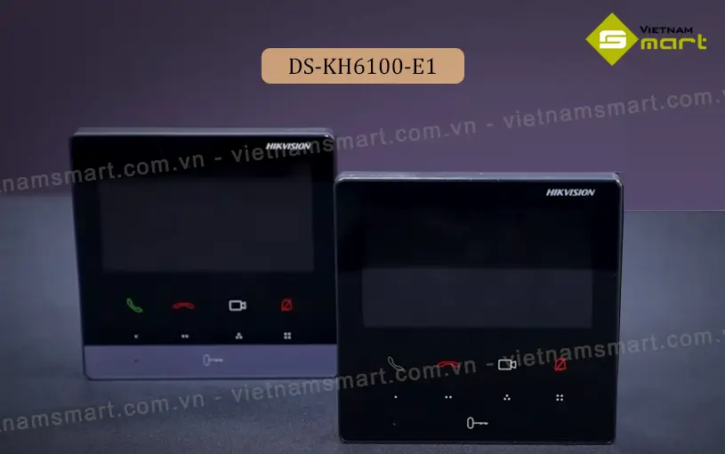 Màn hình chuông cửa Hikvision DS-KH6100-E1 Màn hình chuông cửa DS-KH6100-E1 phân phối độc quyền tại Vietnamsmart