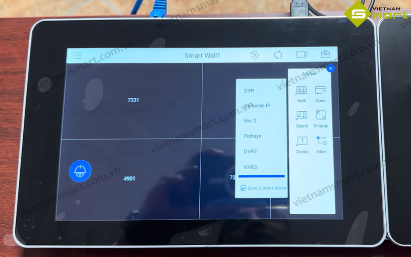 Giao diện đơn giản và dễ sử dụng của DS-1600KI Hikvision
