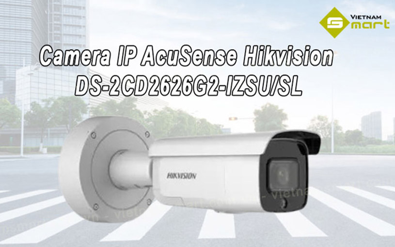 Camera IP AcuSense Hikvision DS-2CD2626G2-IZSU/SL