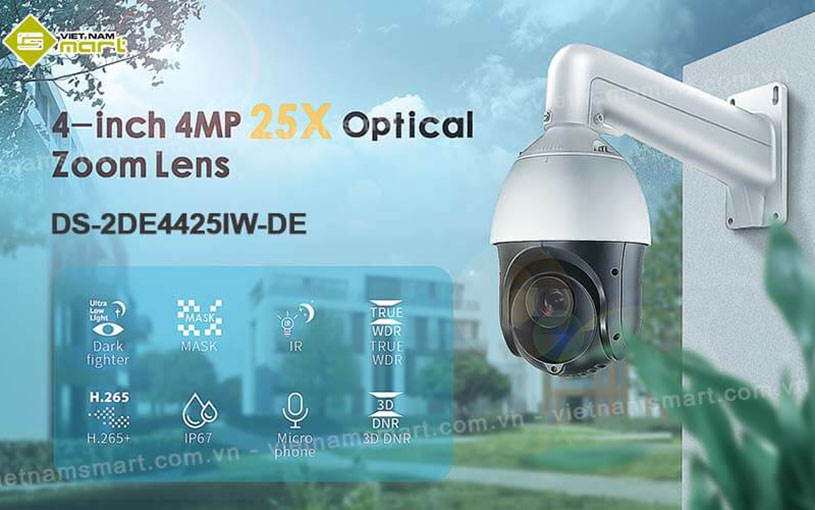 Giới thiệu camera IP Speed Dome Hikvision DS-2DE4425IW-DE
