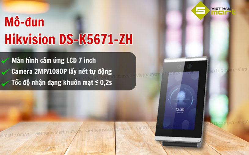 Mô-đun nhận diện khuôn mặt cho Barrier Hikvision DS-K5671-ZH Giới thiệu module nhận diện khuôn mặt cho barrier Hikvision DS-K5671-ZH