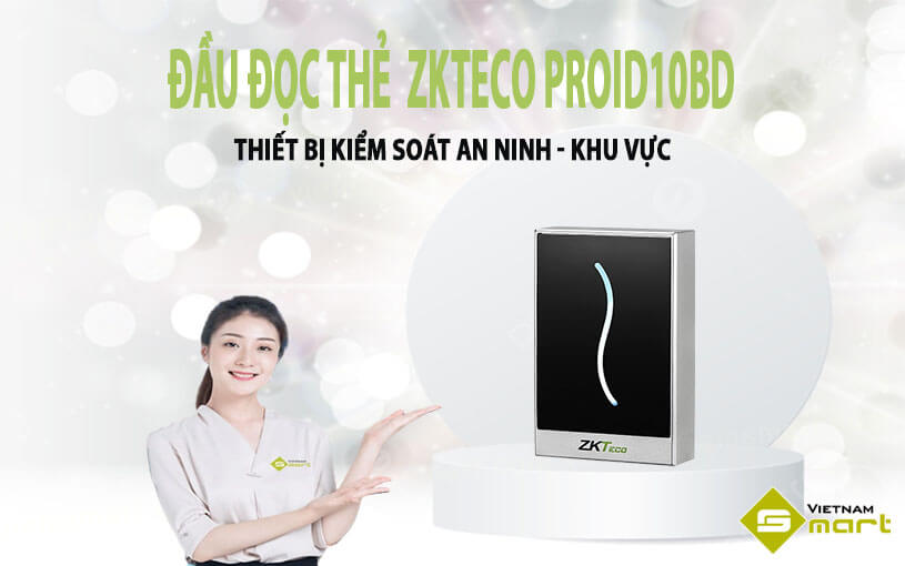 Đầu đọc thẻ cảm ứng ZKTeco ProID10BD