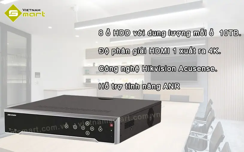 Đầu ghi hình IP 32 kênh Hikvision DS-8632NXI-K8 Hikvision DS-8632NXI-K8