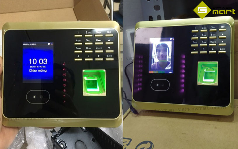 Máy chấm công khuôn mặt ZKTeco F300Plus Hình ảnh thực tế của máy chấm công ZKTeco F300 Plus