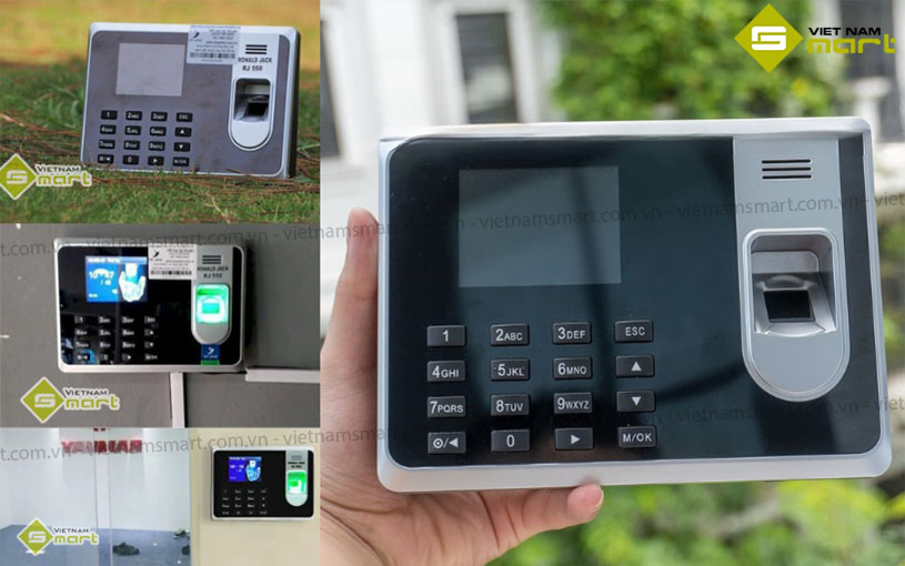Máy chấm công vân tay Ronald Jack RJ550 Một số hình ảnh thực tế khác của model RJ550