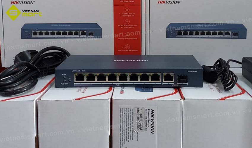 Switch M Ng 8 C Ng PoE Hikvision DS 3E0510P E M   Switch Mang Hikvision Ds 3e0510p E M 2 