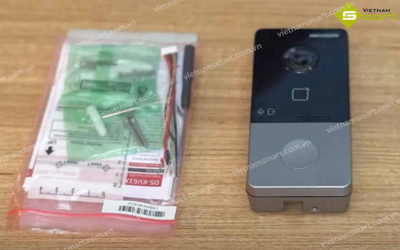 Nút ấn camera chuông cửa Hikvision DS-KV6113-WPE1 Bộ camera chuông cửa model DS-KV6113-WPE1