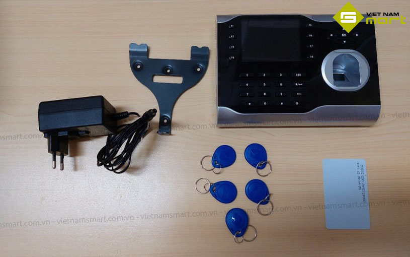 Máy chấm công vân tay thẻ ZKTeco iClock 360 Trọn bộ máy chấm công ZKTeco IClock360