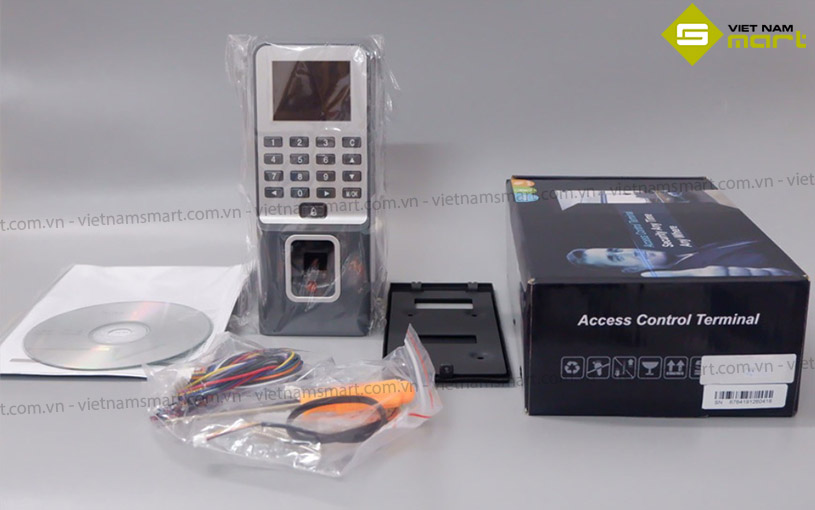 Máy chấm công vân tay thẻ Ronald Jack F19 Trọn bộ máy chấm công vân tay Ronald Jack F19