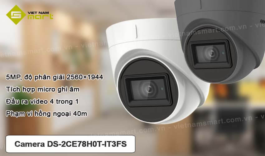 Camera HD-TVI Hikvision DS-2CE78H0T-IT3FS DS-2CE78H0T-IT3FS