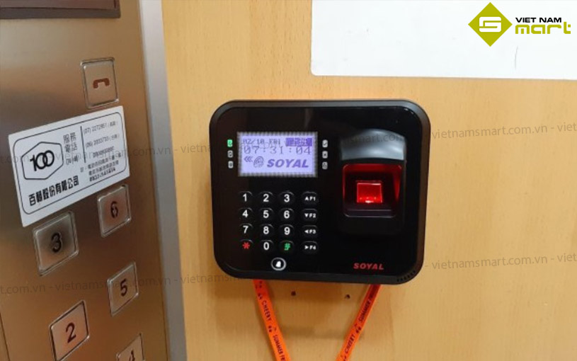 Máy chấm công vân tay Soyal AR-837EF Ứng dụng trong thực tế của model Soyal AR-837EF