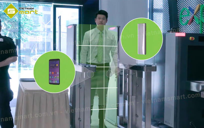 Cổng dò kim loại ZKTeco MST150 chính hãng được nhập khẩu nguyên chiếc bởi VietnamSmart