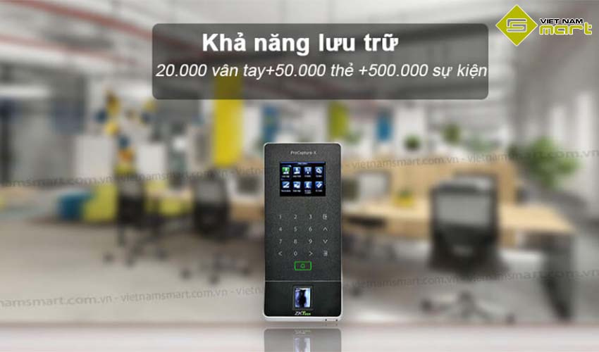 Máy chấm công vân tay ZKTeco ProCapture-X [MF]