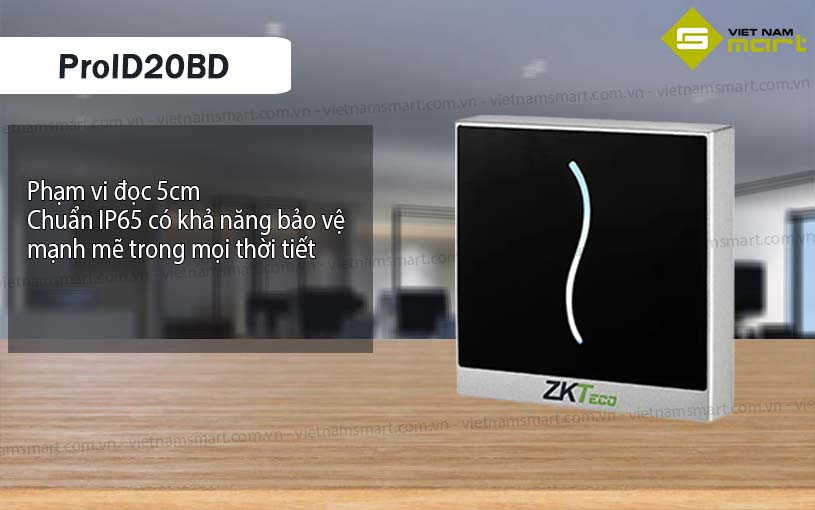 Đầu đọc thẻ cảm ứng ZKTeco ProID20BD 