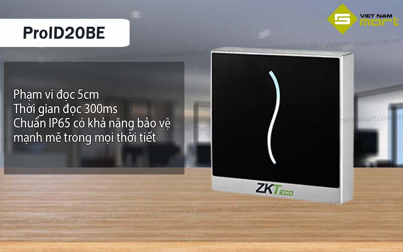 Đầu đọc thẻ cảm ứng ZKTeco ProID20BE